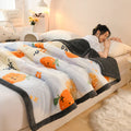 Axyaa Cozy Faux Lambswool Winter Weighted Blanket - Double Sided Plush Quilt