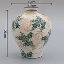 Axyaa Cracked Texture Vase Plant Pot Flower Arrangement Room Decor