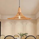 Axyaa Vintage Rattan Pendant Chandelier for Bedroom & Dining Room