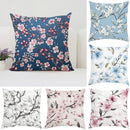 Axyaa Japanese Cherry Blossom Pillowcase 40x40 Covers for Bed and Living Room