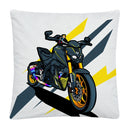 Axyaa Motorcycle Cartoon Plush Pillowcase Home Sofa Car Decor 45x45 cm