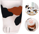 Axyaa Cat Paw Shot Glass, 300ml Novelty Funny Coffee Mug, Cat Claw Cup for Milk