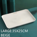 Axyaa Wheat Straw Rectangular Tray for Eco-friendly Kitchen Organizer