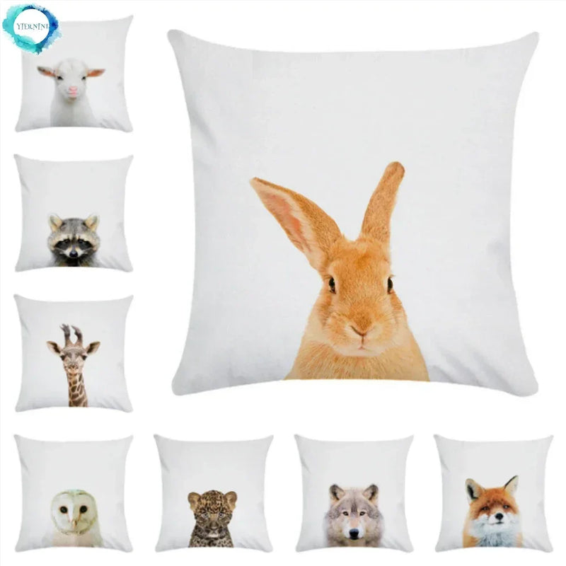 Axyaa Animal Print Cushion Cover Home Decor 45x45CM