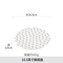 Axyaa White Ceramic Dessert Plate - Japanese Style Advanced Tableware