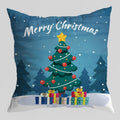 Axyaa Christmas Pillow Covers: Winter Scenes Pattern for Sofa, Bedroom, Car