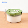 Axyaa Plastic Food Storage Container with Handle and Sealed Lid