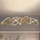 Axyaa LED Staircase Chandeliers Modern Home Decor Hanging Light Indoor Lighting