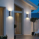 Axyaa 12W LED Wall Lights Indoor Outdoor IP65 Up Down Aluminum Waterproof Lamps for Bedroom Garden