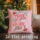Axyaa Snowman & Christmas Pillow Covers: Festive Home Decor for Sofa, Bedroom, Car