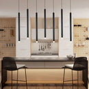 Axyaa Crystal Stair Chandelier Ceiling Light for Living Room