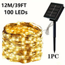 Axyaa Cherry Blossom Solar Fairy Lights for Outdoor Garden Decor