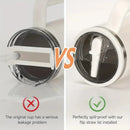 Axyaa 40oz Tumbler Leak-Proof Lid with Straw, Spill-Proof Flip Cover for Coffee Cups