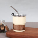 Stainless Steel Beer Mug 300ml by Axyaa - Customizable Logo - Outdoor Camping & Coffee Mug