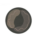 Axyaa Plush Round Carpet: Soft Fluffy Rug for Bedroom and Living Room