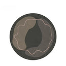 Axyaa Plush Round Carpet: Soft Fluffy Rug for Bedroom and Living Room