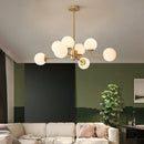 Axyaa Nordic Glass Ball Chandelier Pendant Lamp for Home Indoor Lighting