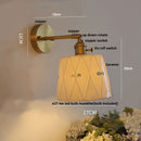 Axyaa Copper Ceramic LED Pull Chain Wall Light Fixture