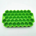 Axyaa Silicone Honeycomb Ice Mold with Cover for Easy Release