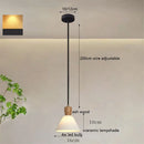 Axyaa Mini Ash Ceramic LED Pendant Light for Home Indoor Decor