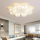 Axyaa Modern Petal Round LED Ceiling Light for Home Decor, Bedroom, Study, Aisle