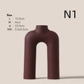 Axyaa Ceramic Art Vase: Modern Home Living Room Flower Arrangement & Decorative Device