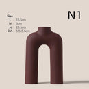 Axyaa Ceramic Art Vase: Modern Home Living Room Flower Arrangement & Decorative Device