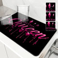 Axyaa Queen's Crown Kitchen Absorbent Mat - Antiskid & Quick Draining Dish Drying Mat
