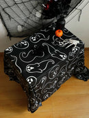 Halloween Ghost Table Runner Cobweb Tablecloth by Axyaa