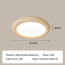 Axyaa Nordic Wabi Sabi LED Ceiling Light - Creative Japanese Circular Fixture