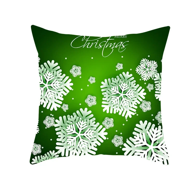 Axyaa Christmas Tree Print Pillow Case - 45x45cm