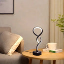 Axyaa Gourd Shape Bedroom Table Lamp, Three-color Dimming Desktop Decor, Creative & Simple