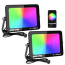 Axyaa RGB Smart Floodlight: 16 Million Colors, Adjustable, Wireless Connectivity