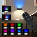 Axyaa Magnetic LED Wall Light Rechargeable Reading Spotlight Night Lamp Rotation Control