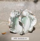 Axyaa Ceramic Artistic Vase for Flowers and Hydroponics