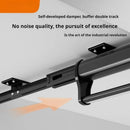 Axyaa Retractable Wardrobe Pull-Out Rod Trousers Rack with Top-Mounted Damping