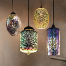 Axyaa Deluxe Glass Sky Chandelier Pendant Lamp for Kitchen Bar & Restaurant
