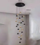 Axyaa LED Pendant Chandeliers for Modern Living and Dining Room Lighting