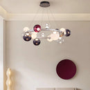 Axyaa Glass Ball Chandeliers: Modern LED Pendant Lights for Stylish Interior Lighting