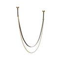 Axyaa Leather Belt LED Chandelier for Living Room