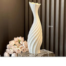 Axyaa Ceramic Vase: Minimalist Decoration for Home, Living Room, Foyer, Flowers, Floor Stand