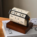 Axyaa Rotating Desk Calendar Office Timer Creative Ornaments Jewelry Holiday Gifts