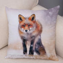 Axyaa Fox Pillowcase for Home, Office, Car Decor