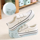 Axyaa Adjustable Shoe Organiser - Top & Bottom Compartments, Space-Saving Design