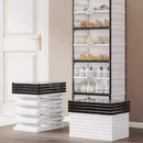 Axyaa Shoe Cabinet: Large Space-Saving Shoe Rack for Sneakers/Boots, Collapsible Organizer