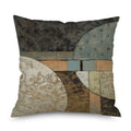 Axyaa Golden Halo Vintage Wood Grain Cushion Cover for Living Room Sofa