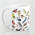 Axyaa Birds Coffee Mug 11oz Ceramic Tit Lover Gift Mug for Home & Office