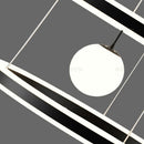 Axyaa Modern Stair Chandelier Pendant Ceiling Lamp LED Chandeliers Living Room Lighting