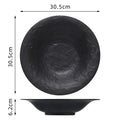 Axyaa Moon Pattern Ceramic Deep Plate for Soup Salad Dessert, Household & Commercial