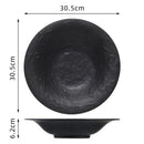 Axyaa Moon Pattern Ceramic Deep Plate for Soup Salad Dessert, Household & Commercial